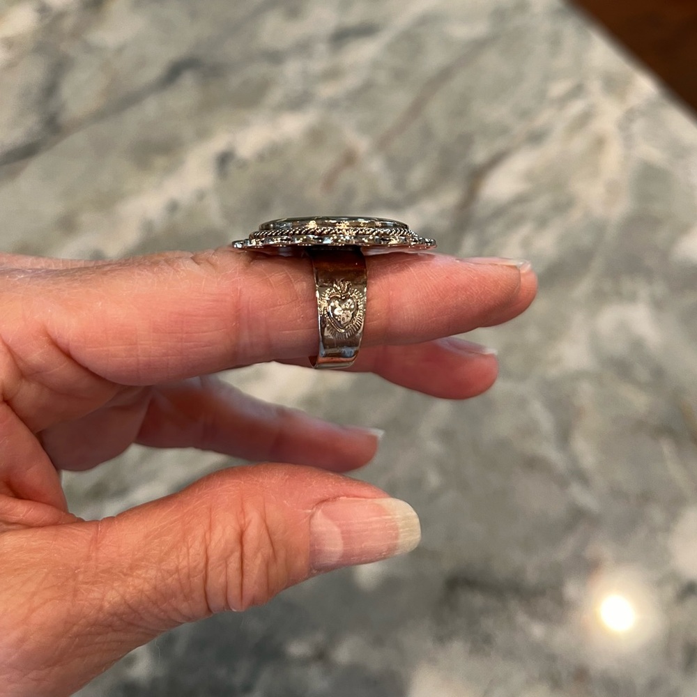 VIRGIN SAINTS & ANGELS MIRACULOUS RING IN ROSE GOLD - Picture 5 of 12